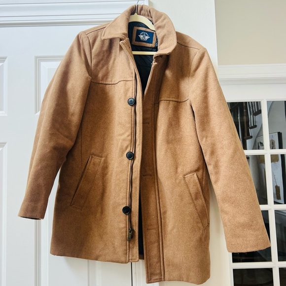 Dockers Other - Dockers Tan Coat with Classic Collar